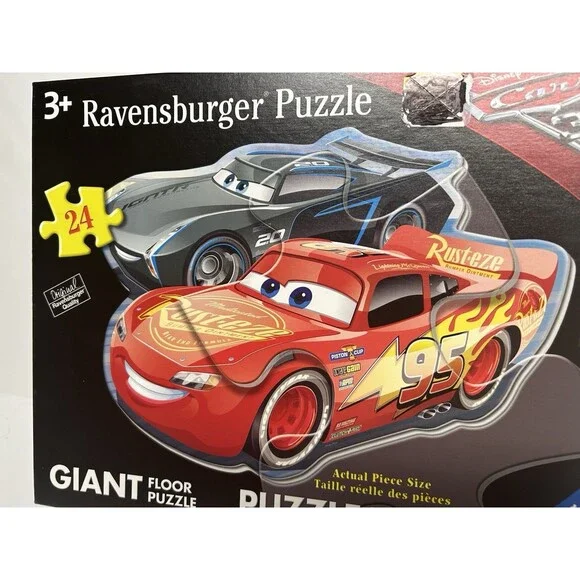 Ravensburger Disney Lightening McQueen Jackson Storm Cars 24 pieces floor puzzle - Picture 5 of 7